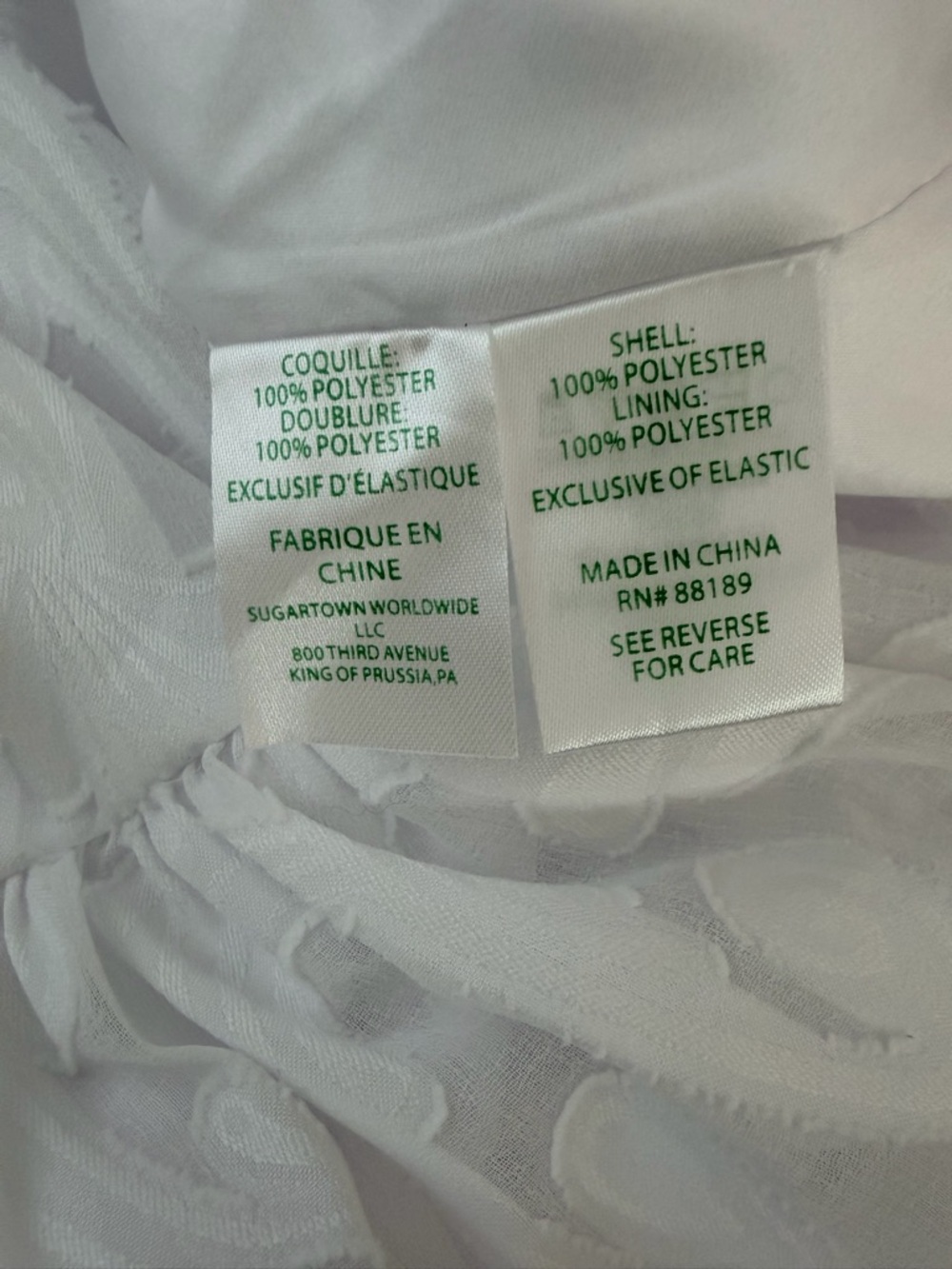 Lilly Pulitzer Cristiana Dress Women’s  SZ 2 Resort White Poly Crepe Swirl  Clip - Picture 15 of 16